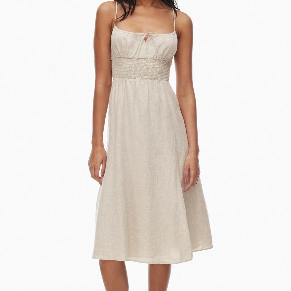 Aritzia Wilfred Genoa Linen Dress Size XS